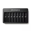 Universal 18650 battery charger compatible with multiple lithium battery sizes