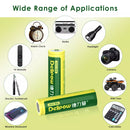 Universal 2500mAh battery powering various household devices