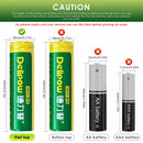 Terminal configurations for universal 2500mAh 18650 batteries
