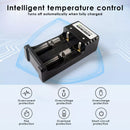 Universal charger in hobbyist workstation charging multiple battery types