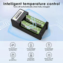 Universal smart charger showing multiple connection interfaces and compatibility