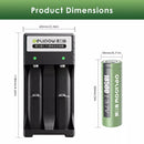 Universal smart charger showing multiple connection interfaces and compatibility