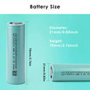 Dimension specifications for upgraded lithium batteries
