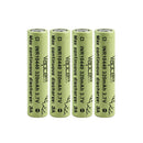Four-pack Vapcell 10440 320mAh 3A high drain batteries in small case