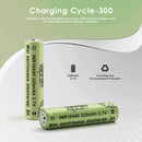 Close-up of Vapcell 10440 battery showing 320mAh and 3A marking