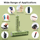 Vapcell 10440 320mAh battery installed in a keychain flashlight