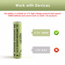 Discharge curve of Vapcell 10440 320mAh at 3A load