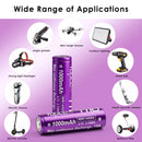 Vapcell 14500 10A battery in a high-performance 14500 flashlight turbo mode
