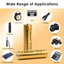 Flashlight or outdoor sensor powered by Vapcell 14500 LiFePO4 button top battery