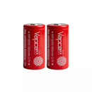 Two-pack Vapcell 18350 850mAh 10A ultra high-drain flat top batteries