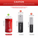 Discharge chart of Vapcell 18350 850mAh at 10A constant current
