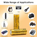 VAPCELL 18500 2200mAh installed in a portable video light or power bank