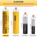 Vapcell 18650 2800mAh 25A high drain battery powering a cordless power tool and an FPV drone