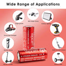 Vapcell 2600mAh 26650 batteries installed in a portable power station or jump starter