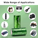 Vapcell F14 18350 battery installed in a headlamp for long runtime