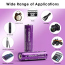 Vapcell F15 14500 battery installed in a compact EDC flashlight