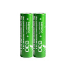 2-pack Vapcell IMR18650 G30 3000mAh batteries flat top front view for flashlights and headlamps