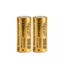 Vapcell G53 26650 5300mAh 20A 2-pack in retail box front view