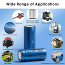 Vapcell G60 32700 battery used in a solar power storage system and a high-power flashlight