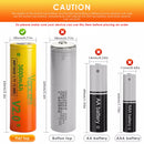 Vapcell IMR18650 3600mAh 35A battery powering a high-lumen flashlight and used in DIY power bank build