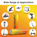 Vapcell IMR18650 3600mAh 35A high drain battery installed in a dual-battery vape mod