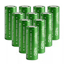 Ten Vapcell INR18500 2000mAh 10A flat top batteries value bundle box