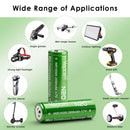 High-power flashlight or electronic device using Vapcell INR18500 10A battery