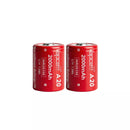 Two-pack VAPCELL INR26350 2000mAh 3.7V Li-ion flat top cells in retail blister packaging