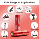 Vapcell K10 14500 battery powering a high performance vape mod or turbo flashlight