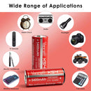 High capacity 26650 flashlight using Vapcell K54 battery for long runtime