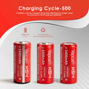 Vapcell K54 26650 battery showing 5400mAh and 15A specifications printed on wrap