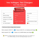 Vapcell K54 26650 battery next to a smaller 18650 cell to show size