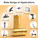 Compact 18350 flashlight powered by Vapcell M11 high drain battery
