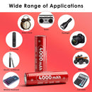 Vapcell N40 18650 4000mAh 10A high capacity battery for flashlight – maximum runtime for outdoor and EDC lighting