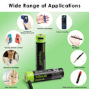 Vapcell P1054A 10440 installed in a miniature gadget or laser pointer
