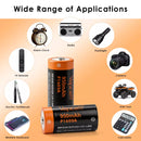 Tactical flashlight with Vapcell P1609A 16340 950mAh installed