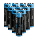 Vapcell P1840A 18650 4000mAh 3.6V 10A protected Li-ion battery with built-in USB-C charging port and Button Top terminal (71.1mm). A+ grade, true capacity for flashlights, power banks, and DIY projects.