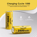 Vapcell T25 battery wrap detail showing 2500mAh 3.2V 60A text