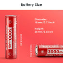 Four Vapcell Z30 18650 3000mAh 50A batteries – bulk pack for vape mods, drones and power tools