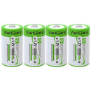 VariCore 1.2V D size 10000mAh NiMH rechargeable button top battery with high capacity for gas stoves, flashlights, and high-drain devices.