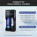 Charges Li-ion 18350 to 26650 & Ni-MH AAA AA