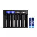 XTAR 14500 800mAh Battery and 3A Fast Charger Set