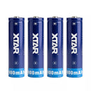 XTAR 14500 800mAh Button Top Rechargeable Battery