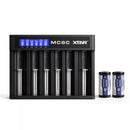 XTAR 16340 650mAh Battery and 3A Fast Charger Kit