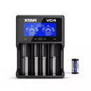 XTAR 16340 650mAh battery and smart charger set