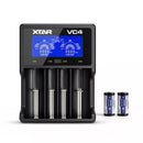 XTAR 16340 650mAh battery and smart charger set