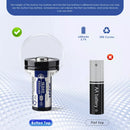 16340 Button Top 650mAh Lithium Battery