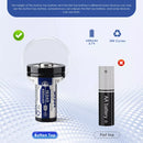 16340 650mAh Button Top CR123A Replacement