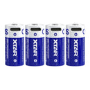 XTAR 16340 900mAh USB-C rechargeable Li-ion battery button top 1 4 10 pack