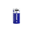 XTAR 16340 900mAh USB-C rechargeable Li-ion battery button top 1 4 10 pack